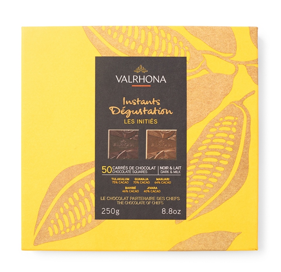 

Карре из пяти видов шоколада «Гран Крю», Valrhona