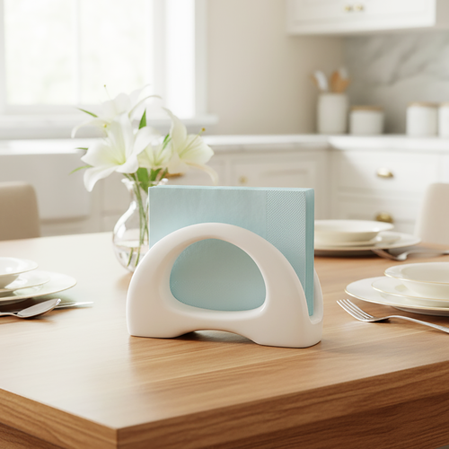 

Салфетница Magistro Бланш 13x3,5x8 см белый