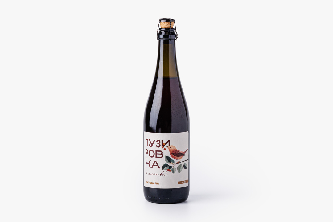 

Пузировка ВкусВилл с клюквой 750 мл