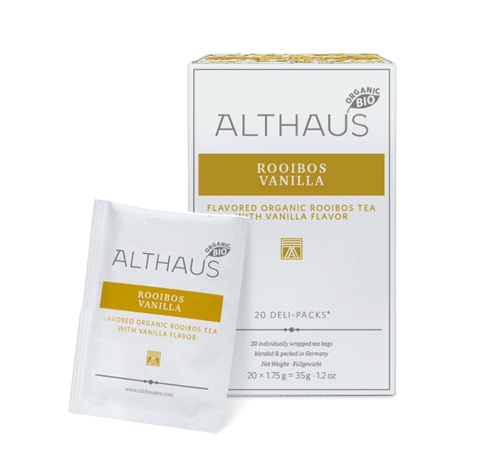 

Чай фруктовый Althaus Rooibos Vanilla Ройбуш ваниль 20 пакетиков