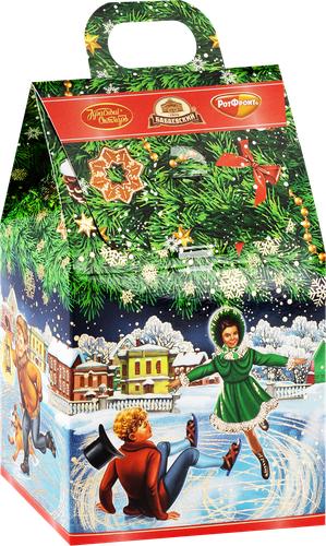 

Сладкий новогодний подарок Объединенные кондитеры Зима 1 шт. дизайн в ассортименте 150 г