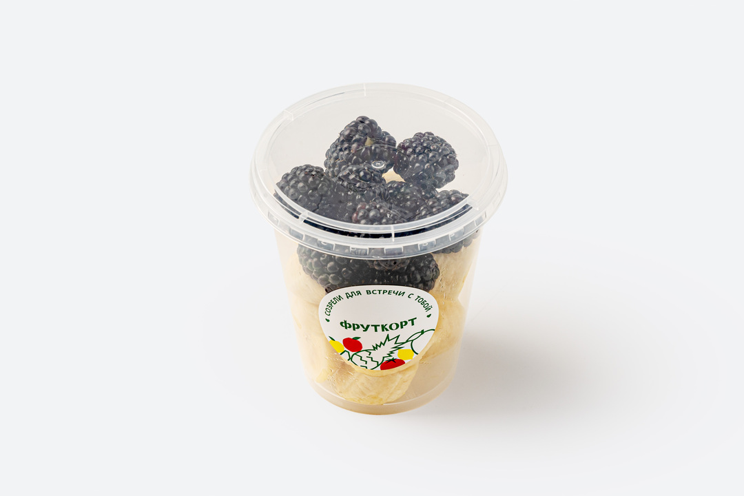 

Фруктовый микс Фруткорт банан ежевика 220 г