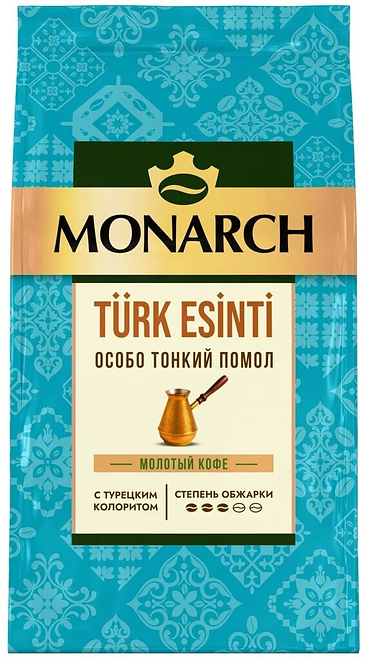 

Кофе молотый Monarch Турецкий Бриз натуральный жареный 90 г