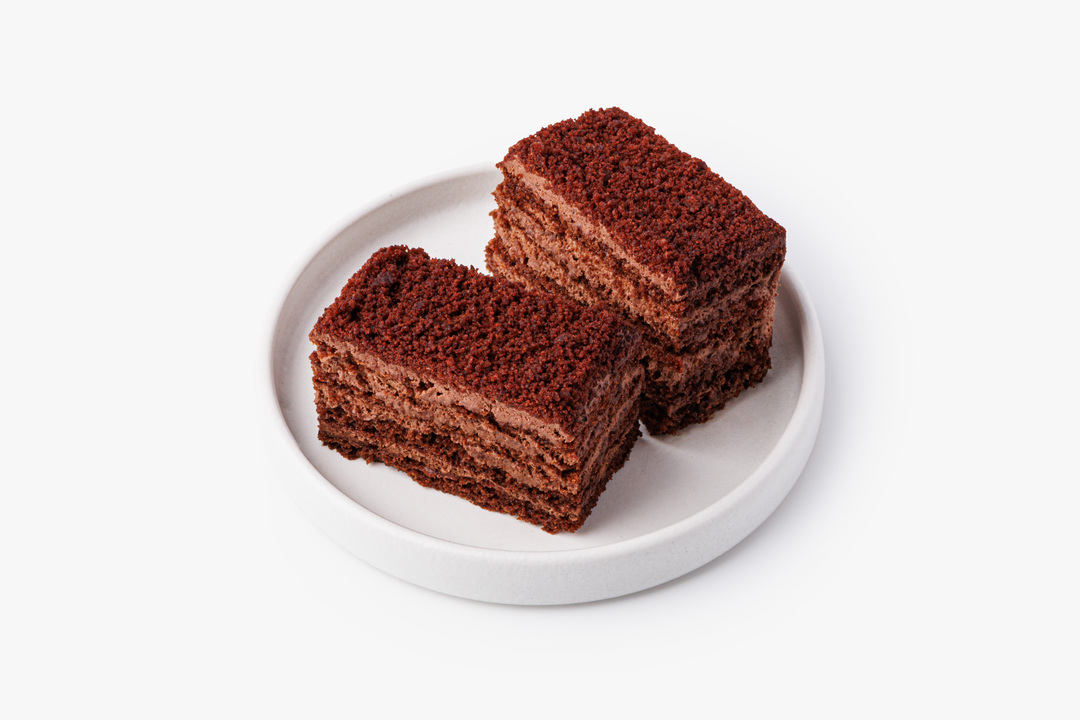 

Пирожное ВкусВилл НеМедовик шоколадный веган 100 г