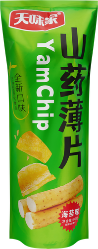 

Чипсы Huijiang Whart Yamchips Tianweijia из батата вкус морских водорослей 90 г