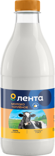 

Молоко пастеризованное топленое ЛЕНТА 3,2%, без змж, 400мл