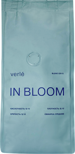 

Кофе зерновой Verle Blend In Bloom натуральный обжаренный 220 г