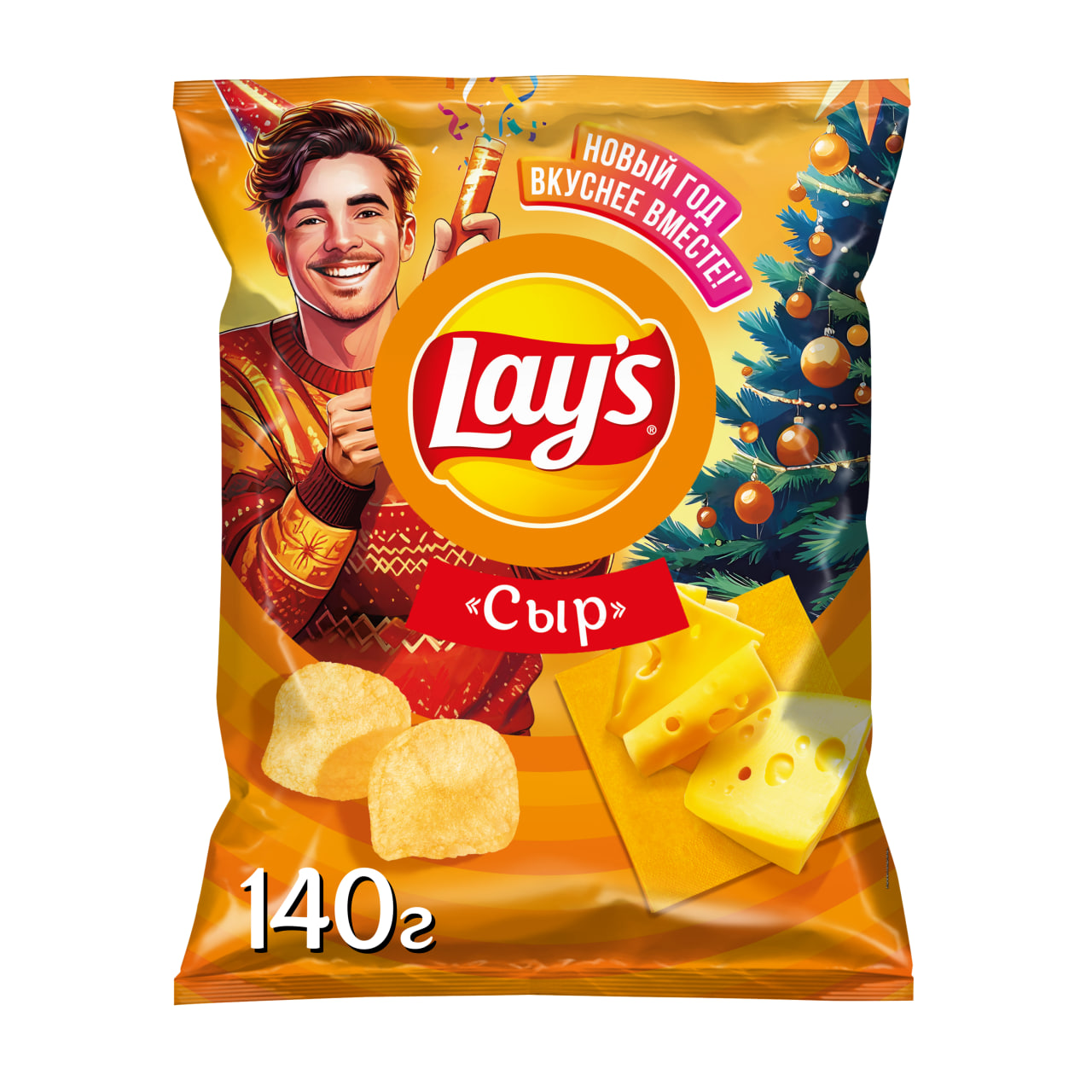 

Картофельные чипсы Lay's Сыр 140 г