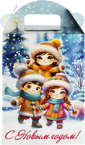 

Подарок новогодний Пензенская КФ N22 Веселая прогулка 800 г