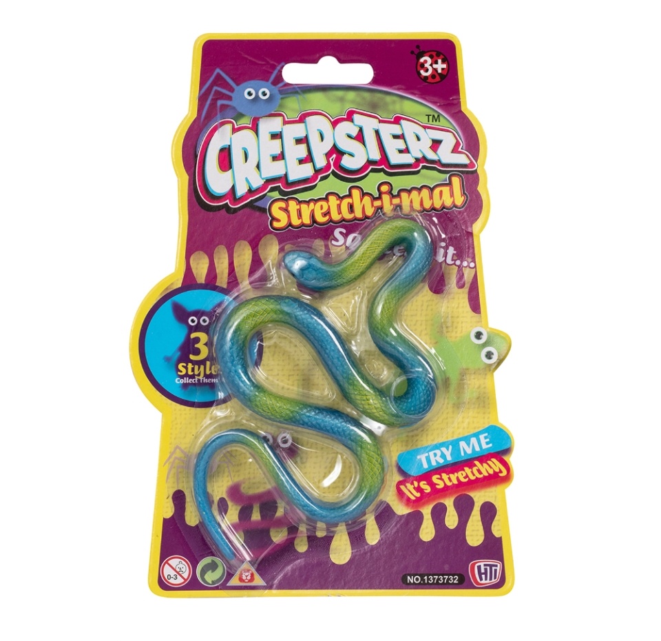 

Игрушка-тянучка Рептилии эластичные в ассортименте ТМ Creepsterz (Крипстерз)