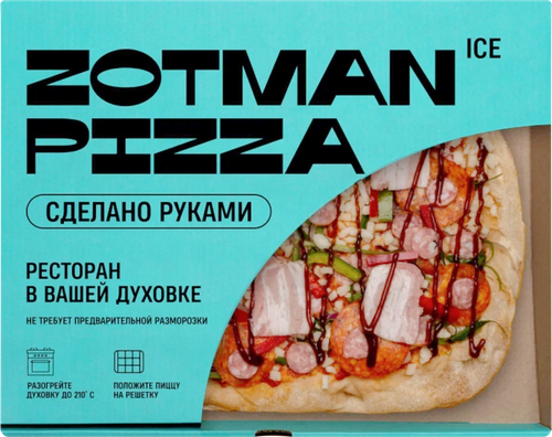 

Пицца Zotman pizza Ice Баварская мясная 465 г