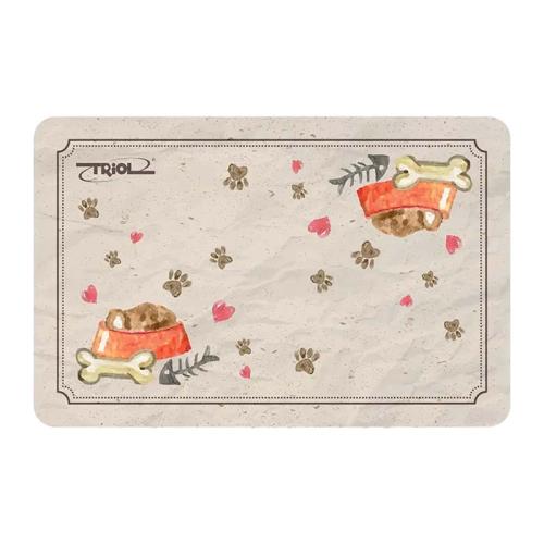 

Коврик под миску Triol Косточки 43x28 см