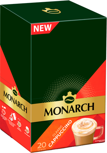 

Кофе Monarch капучино растворимый 15 г x 20 шт
