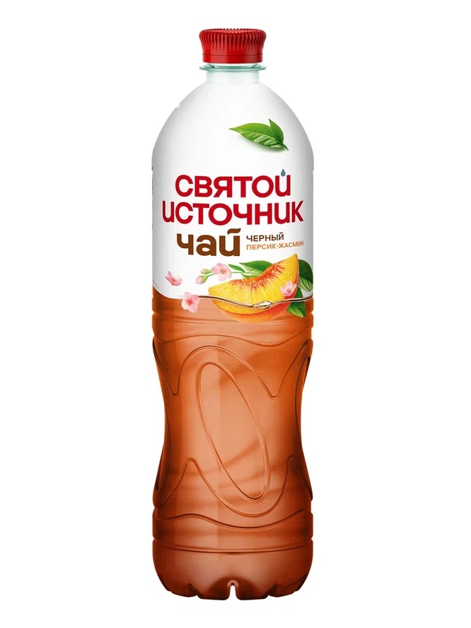 

Напиток Святой Источник Чай черный Персик-жасмин негазированный 1 л