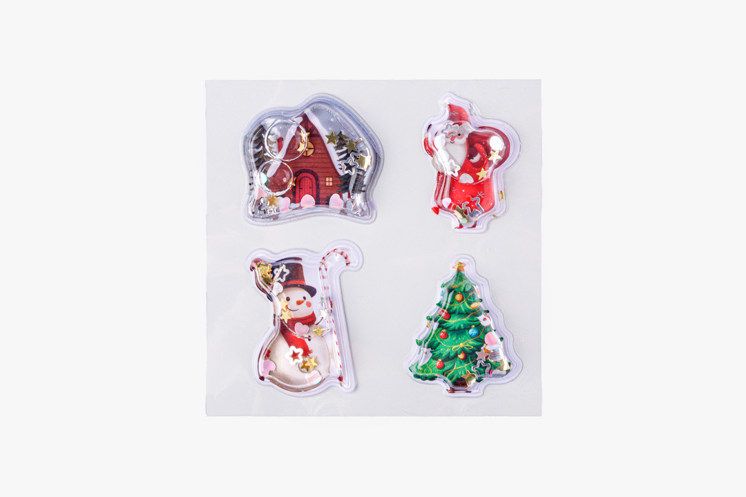 

Наклейки-шейкеры ВкусВилл Новогодние с водой