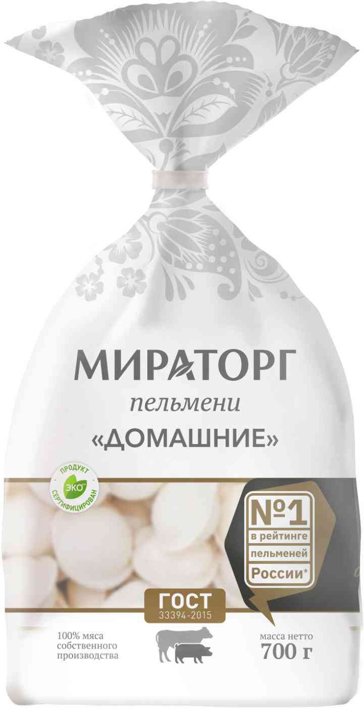 

Пельмени Мираторг Домашние 700 г