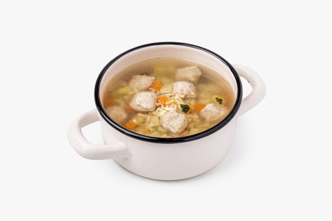 

Суп ВкусВилл с куриными фрикадельками замороженный 1 кг