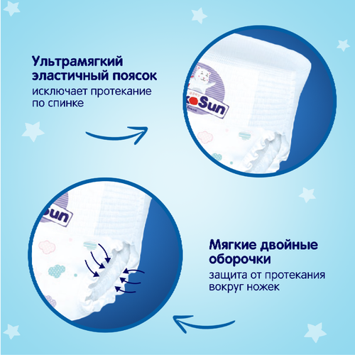 

Подгузники-трусики YokoSun L 9-14 кг 44 шт.