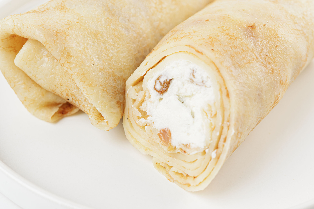 

Блины ВкусВилл с творогом и изюмом 190 г