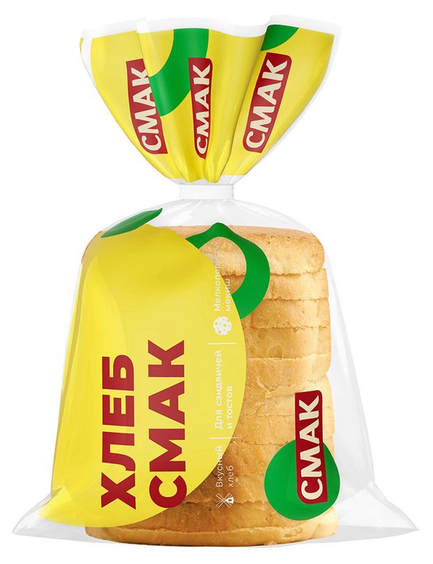 

Хлеб Смак пшеничный тостовый в нарезке 275 г