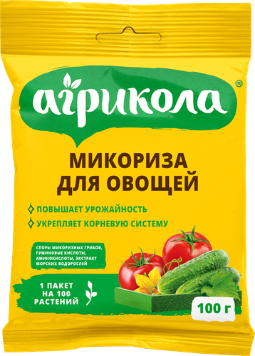 

Удобрение Агрикола Микориза для овощей Индия 100 г