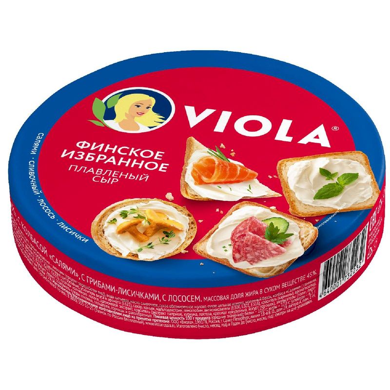 

Сыр плавленый Viola Ассорти Финское избранное 130 г