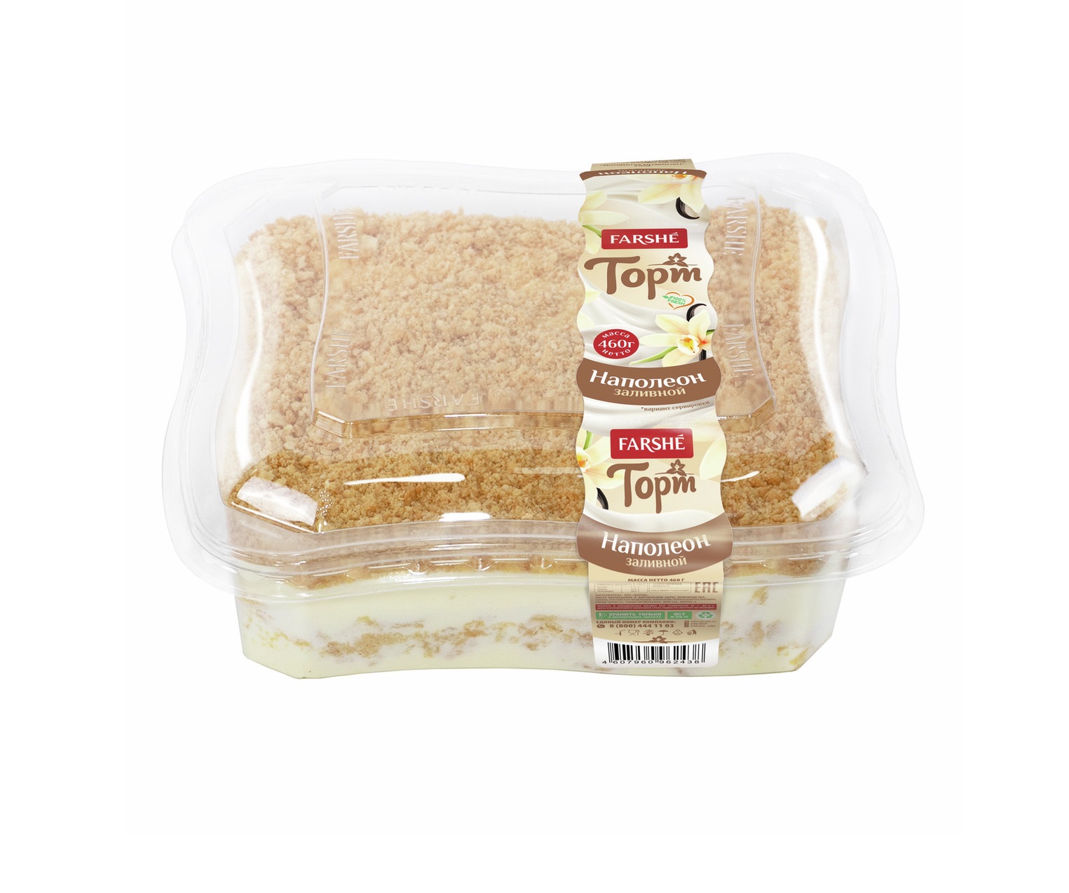 

Торт Farshe Наполеон заливной 460 г