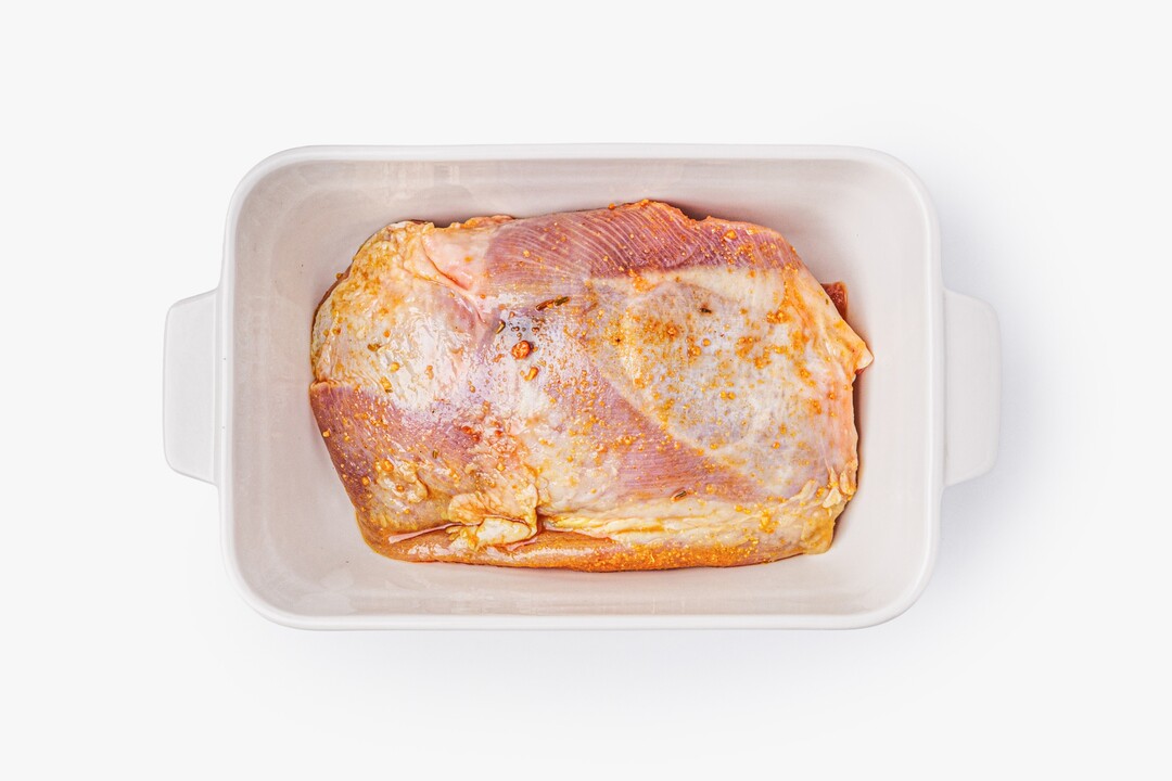 

Бедро индейки ВкусВилл бескостное в апельсиновом маринаде 500 г