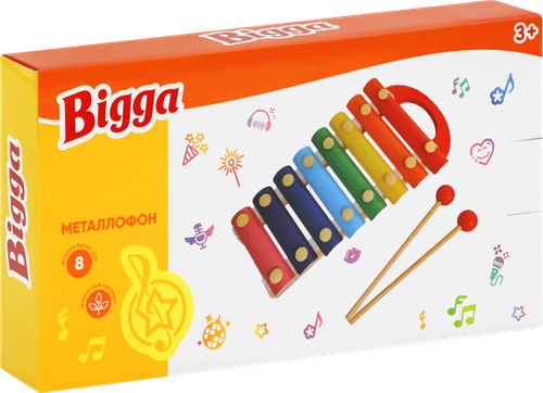 

Игрушка Bigga Металлофон