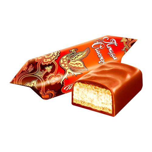 

Конфеты вафельные Победа вкуса Птица счастья тертый миндаль 200 г