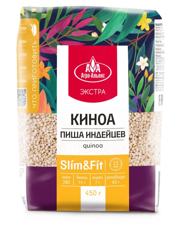 

Киноа Агро-Альянс Slim & Fit 450 г