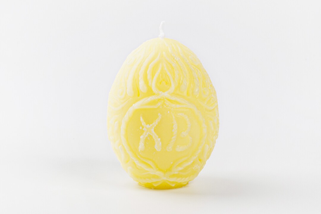 

Свеча декоративная ВкусВилл Яйцо пасхальное 1 шт.