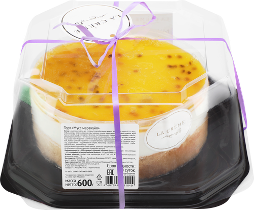 

Торт La Creme Мусс маракуйя 600 г