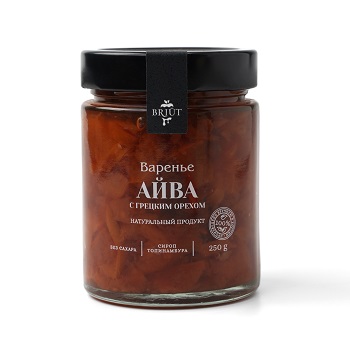 

Варенье Барри Бриют Айва с грецким орехом на сиропе из топинамбура