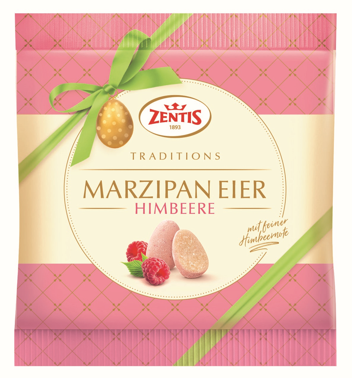 

Конфеты марципановые Zentis яйцо с малиной 125 г