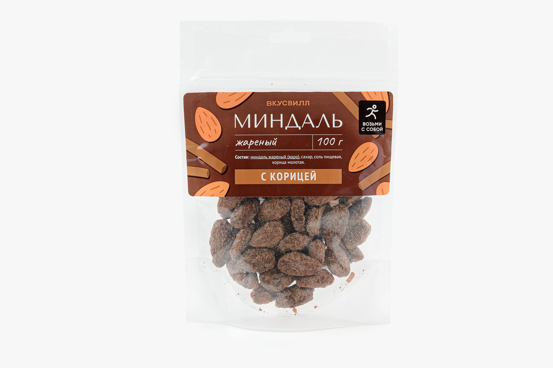 

Миндаль ВкусВилл жареный с корицей 100 г