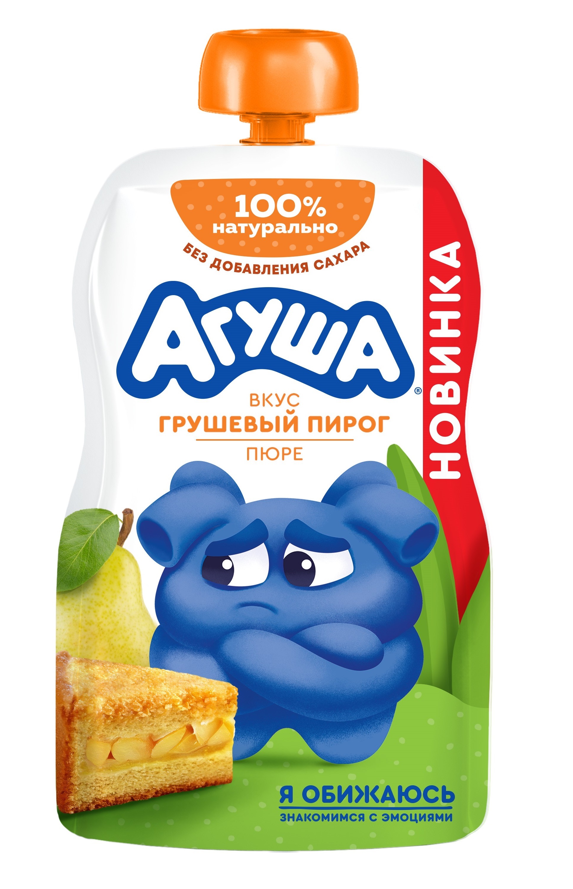 

Пюре фруктовое Агуша Грушевый пирог с 8 месяцев упаковка в ассортименте 80 г