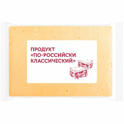 Сырный продукт По-Российски классический 50% СЗМЖ вес