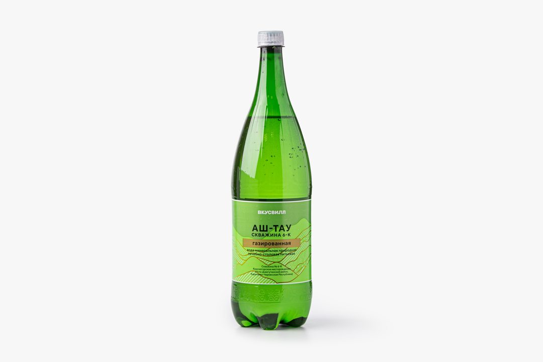 

Вода минеральная Аш-тау лечебно-столовая скважина 6-к 1.5 л