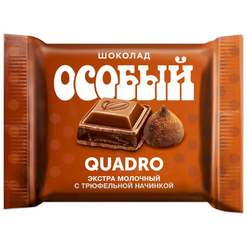 

Шоколад экстрамолочный Фабрика имени Крупской Особый с трюфельной начинкой 82 г