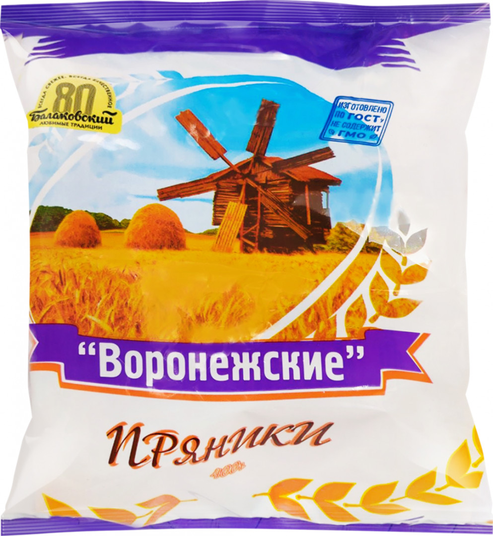 

Пряники Балаковский кондитер Воронежские мятные 400 г