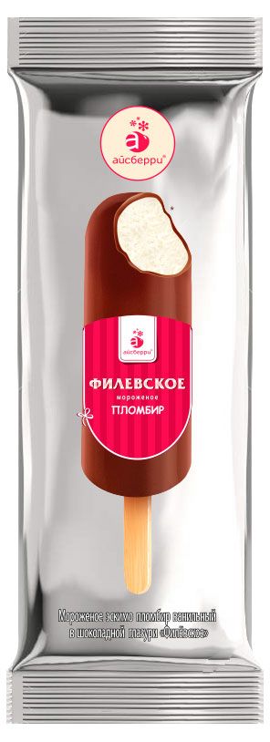 

Мороженое Филевское эскимо пломбир ванильный в шоколадной глазури 80 г
