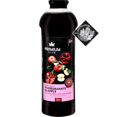 

Сок Premium Club Гранат, яблоко прямого отжима 0.93 л