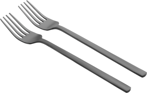 

Набор вилок столовых Homeclub Matt Black нержавеющая сталь 2 шт.