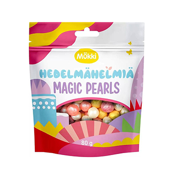 

Мармелад жевательный Mokki в форме жемчужин фруктовый микс 80 г