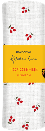 

Полотенце Василиса Ягодки набивное 40 х 60 см