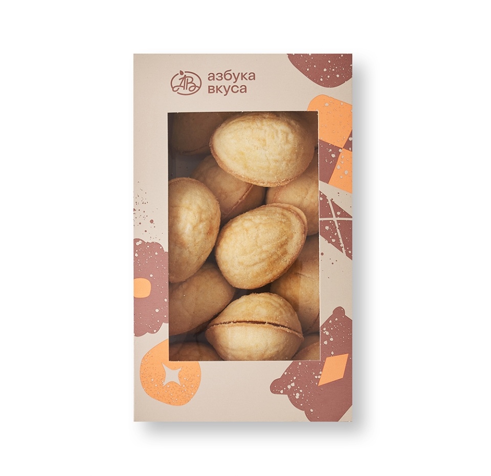 

Печенье «Орешки» с варёной сгущёнкой «Азбука вкуса», 240 г