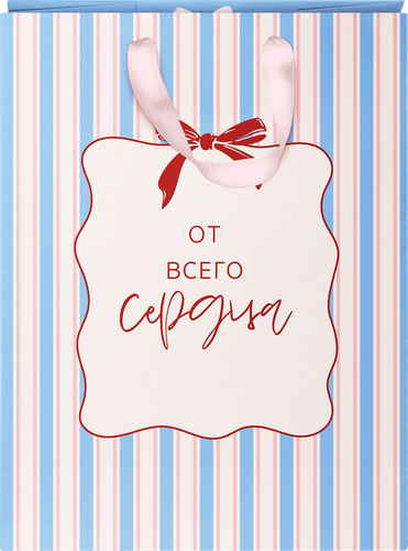 

Пакет подарочный City Home Trade Cherry Lady 22.7 х 18 х 10 см 1 шт.