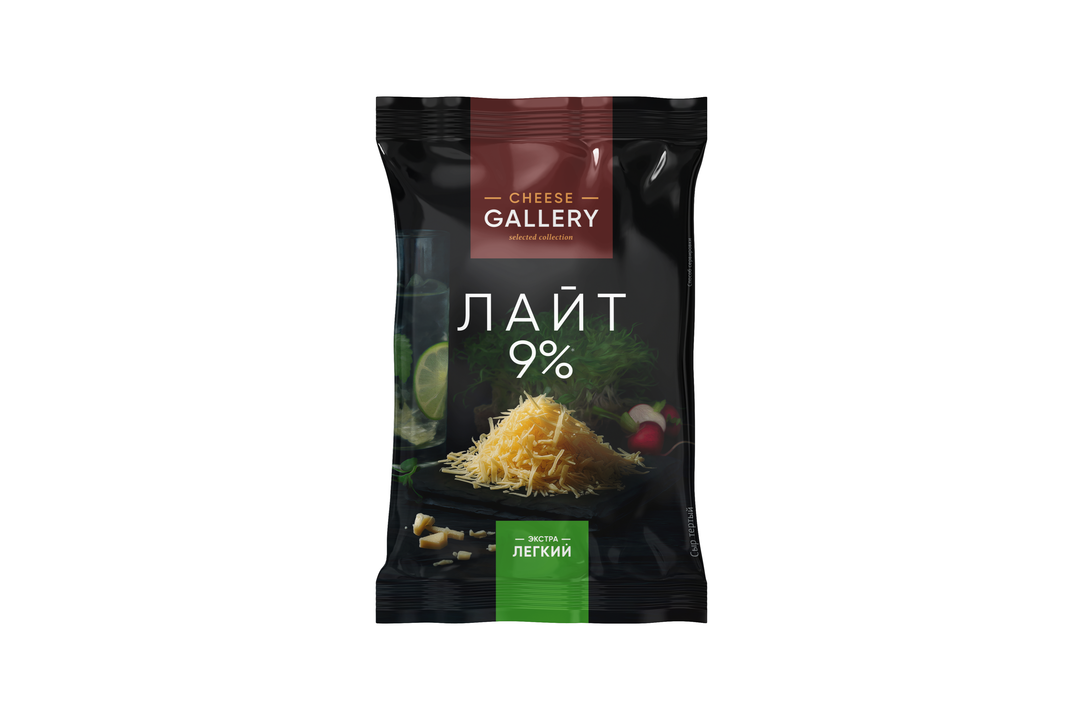 

Сыр тертый Cheese Gallery Лайт 9% 100 г