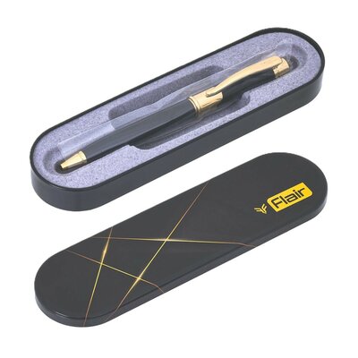 Ручка шариковая Flair Violin синяя в подарочном футляре арт. F-69379
